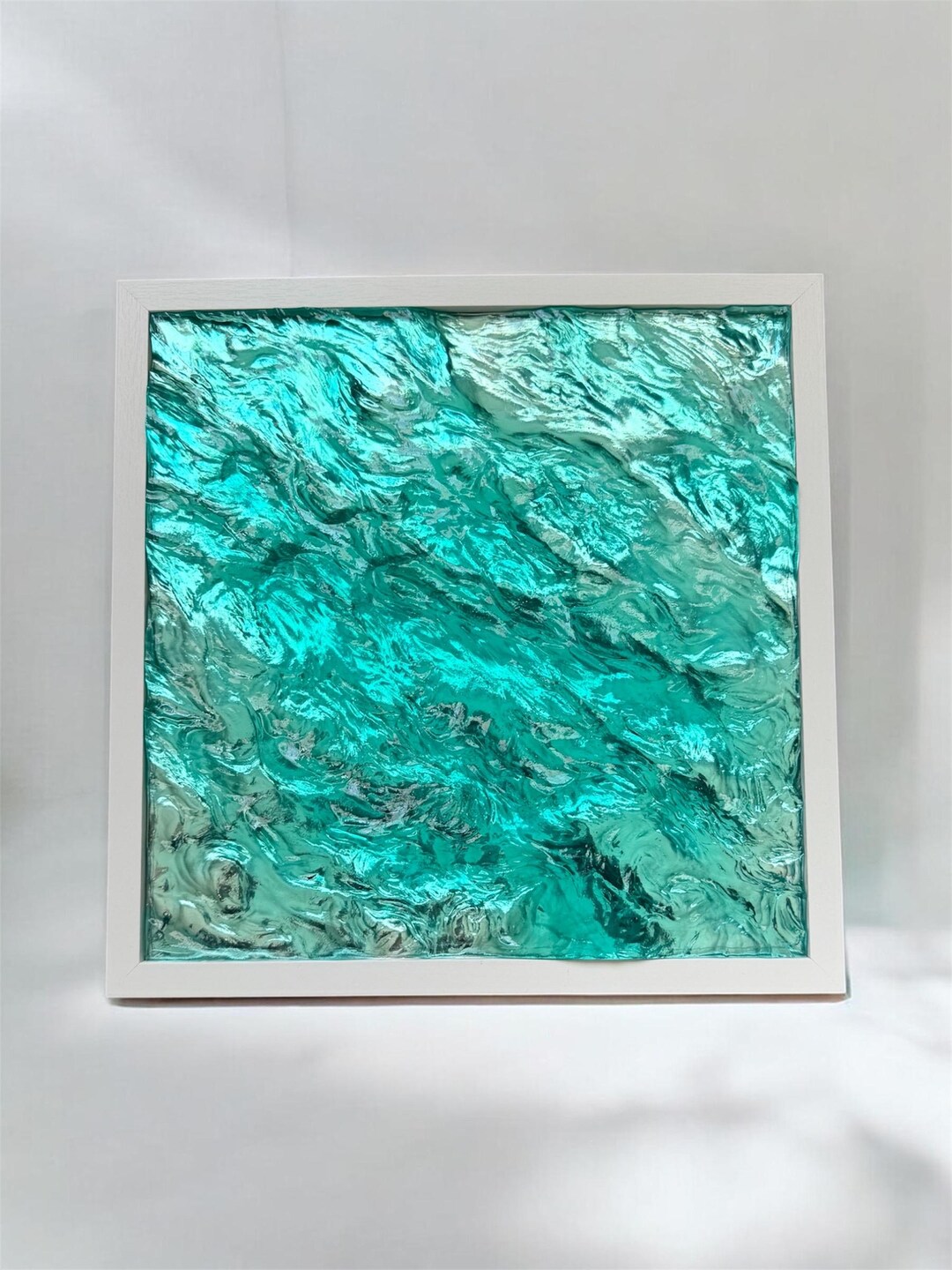 Epoxy Resin Ocean Art: Waterscape Relief Art, Coastal Home Decor - Etsy