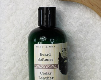 Beard Softener - Cedar Leather Scent - Moisturize and Hydrate the Driest of Beards
