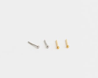 Super Tiny Ball Studs Earrings, Gold, Silver SHEMISLI SS169