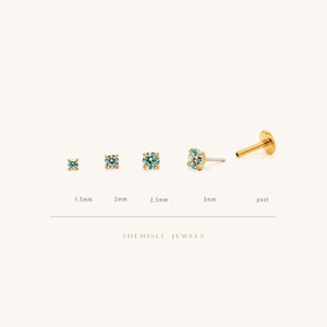 Threadless flat back earrings clearance