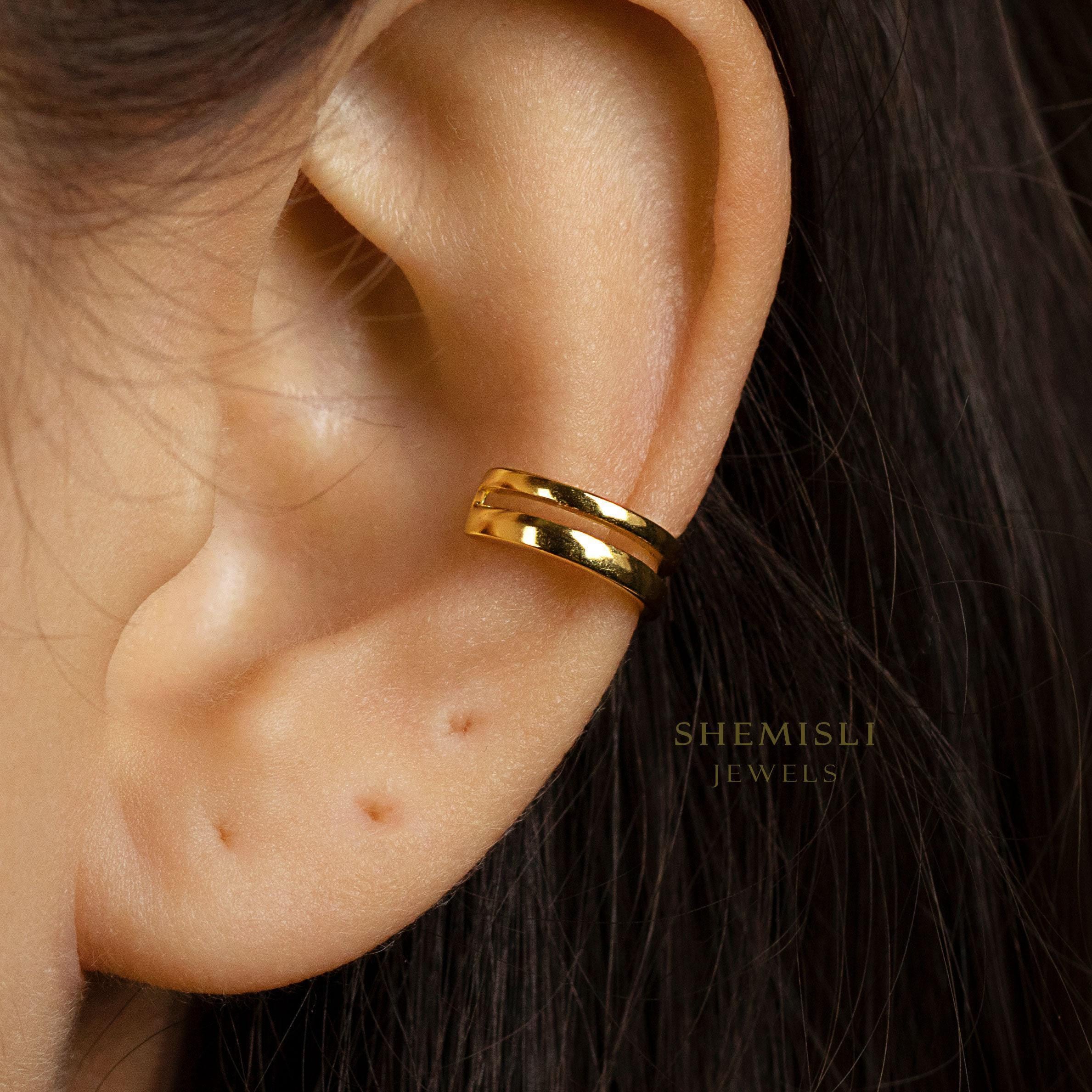 Chain Double Pierce - Etsy