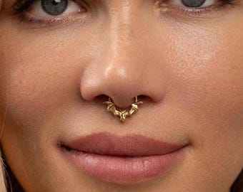 Bat Nose Ring, Septum Hoop, Minimalist Style, A-SH682 SH683
