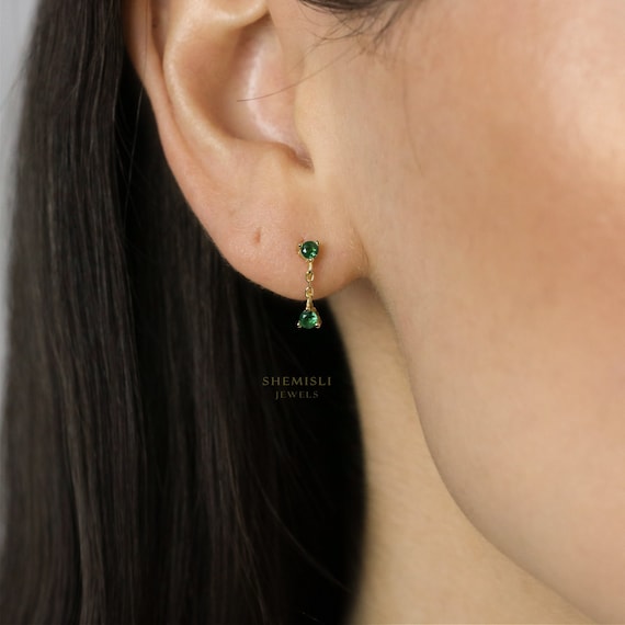 Cz dangle hotsell earrings
