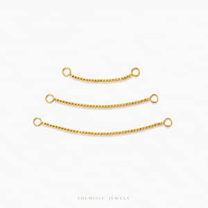 Box Chain Attachment, Multiple Piercing Linker for Ear or Nose, 20-40mm Unisex, Surgical Steel SS948-SS950
