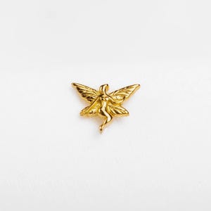 Fairy Stud, Threadless Flat Back Earring, Minimalist Style, A-SS1150