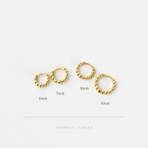 Créoles en perles, Huggies, unisexe, or, argent SHEMISLI - SH596, SH597, SH598, SH599
