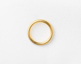 Large Circle Stud, Threadless Flat Back Earring, Minimalist Style, A-SS1709