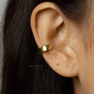 Band Ear Cuff, Conch Earring, Minimalist Style, A-SF003
