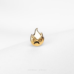 Petite boucle d'oreille sans fil à dos plat, calibre 20,18,16, 5-10 mm unisexe, acier chirurgical SHEMISLI SS1040