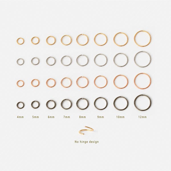 Thin Ring Hoop, Huggies Earring, Minimalist Style, A-SH284 SH292