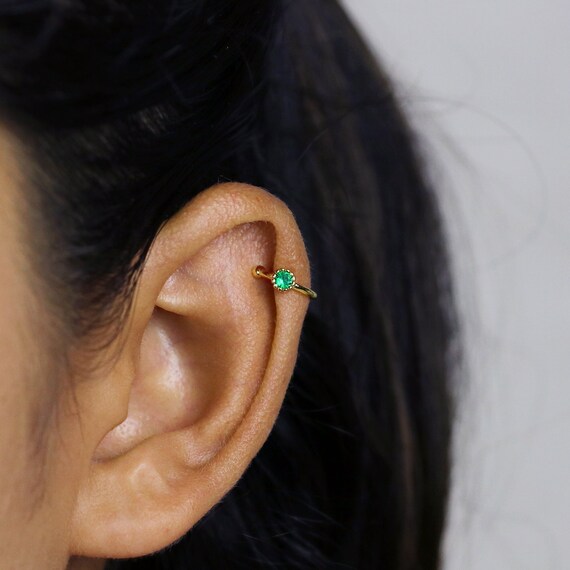 Ear cuff stone by stone hot sale