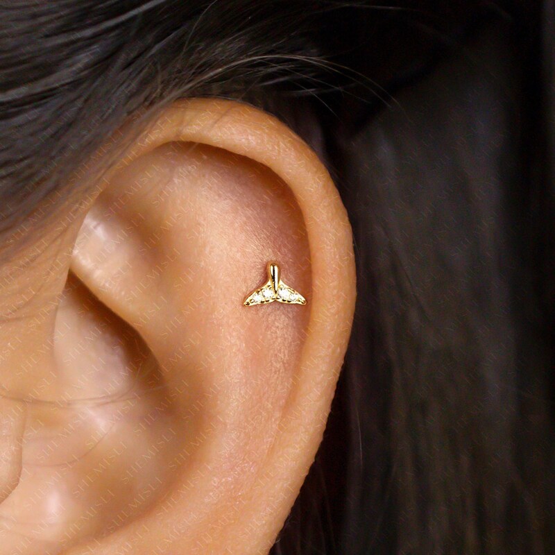 Mermaid Tail Earring - Etsy
