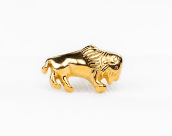 Buffalo Stud, Threadless Flat Back Earring, Minimalist Style, A-SS1032