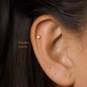 Petite boucle d'oreille sans fil à dos plat en pierre carrée, calibre 20,18,16, 5-10 mm, Unisexe, Acier chirurgical, SHEMISLI SS556