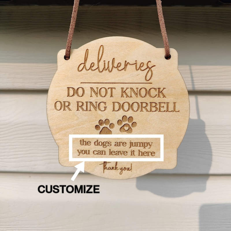 Do Not Knock Sign - Etsy