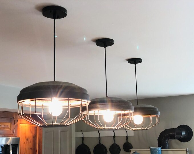 Antique Chicken Feeder Light Etsy