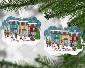 Sublimation Design Christmas ornament Mummer Newfoundland