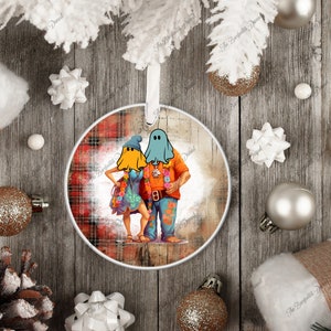 Christmas Ornament Sublimation Design Mummers and Friends Newfoundland