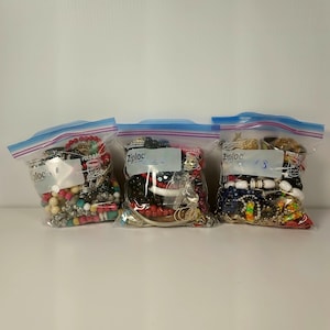Jewelry Mystery Bag Costume Necklace Earrings Bracelets Wearable + 1.5 lb. Bonus Sterling Earrings Gift For Jewelry Lovers