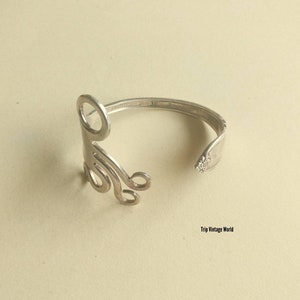 Vintage Rogers Bros Silverplate Spoon Bracelet: 1847 IS International Cuff