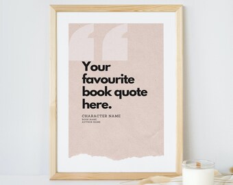CUSTOM Buch Zitat Print, Digitaldruck, Bücherwurm Wandkunst, Bücherwurm Dekorationen, Bücherwurm Geschenke, Buchliebhaber Dekor, Bücherwurm Wandkunst
