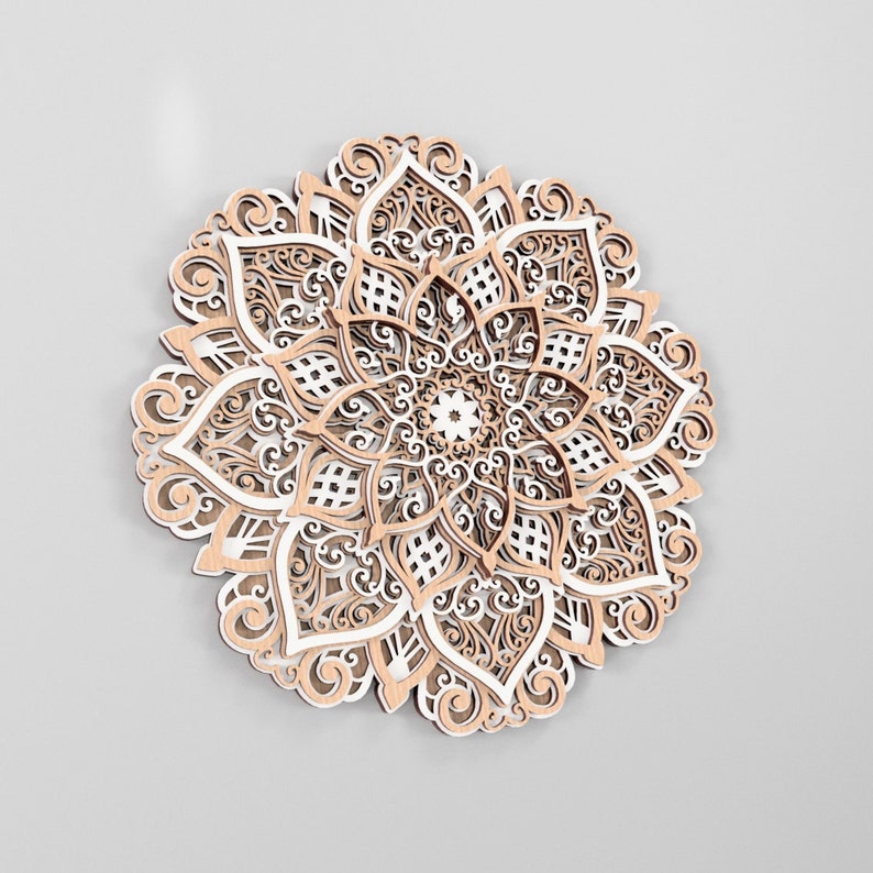 Digital File for Creating Multilayered 3D Mandala Wall Art Suitable for ...