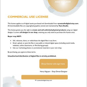 Licencia de uso comercial / Compre una para toda la tienda