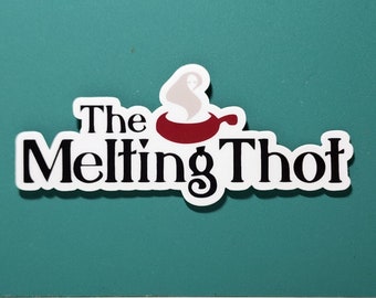 The Melting Thot 2x5 Die Cut Sticker