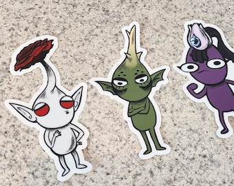 Baldur's Gate 3 Pikmin Astarion Shadowheart Lae'zel Transparent Vinyl Stickers