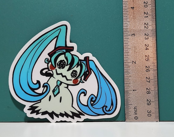 Hatsune Mimikyu Pokemon X Miku Crossover Transparent Vinyl