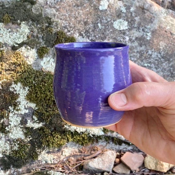 8 Oz Tumbler Hot Tea Cup No Handle Cup Latte Cup Ceramic Etsy