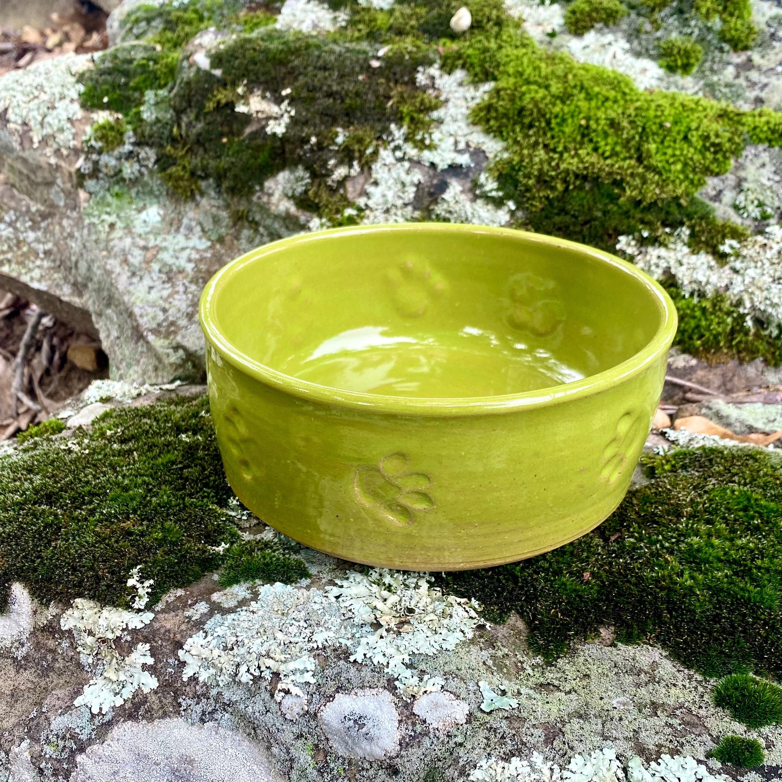 moss dog water bowl