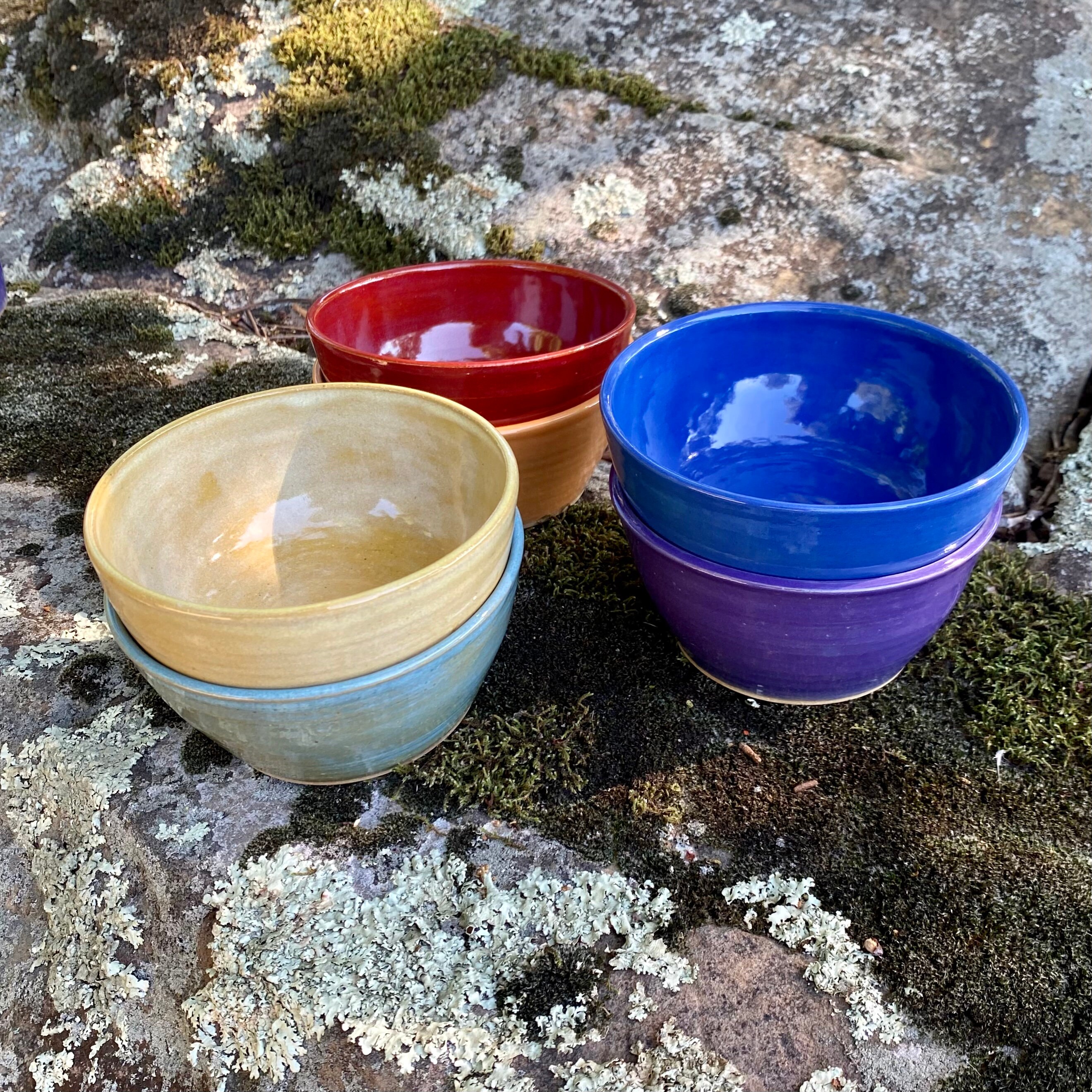 6 Small Bowls Multicolor RICE - Alexandalexa
