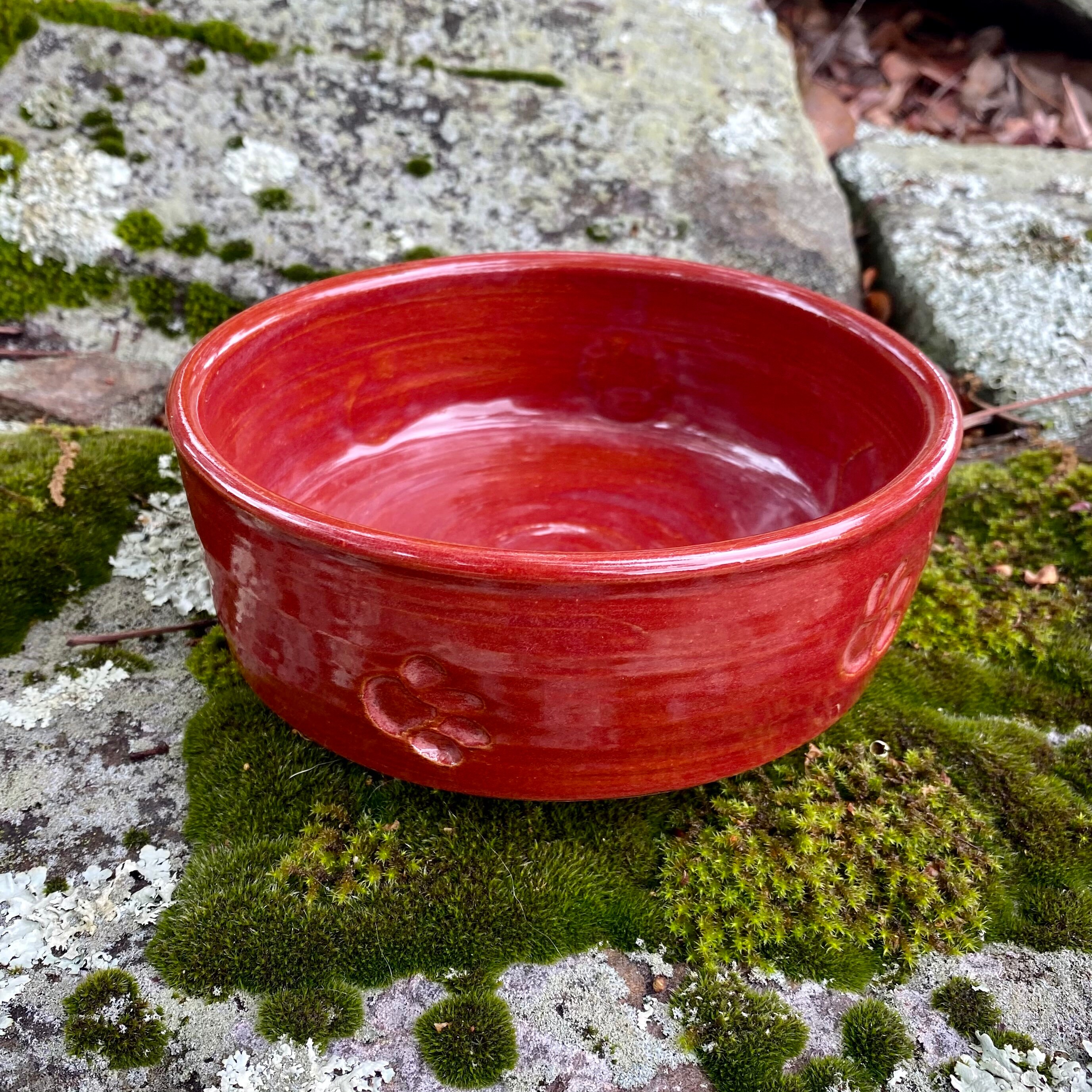 moss dog water bowl