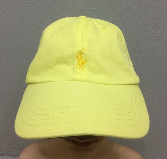 polo hat yellow