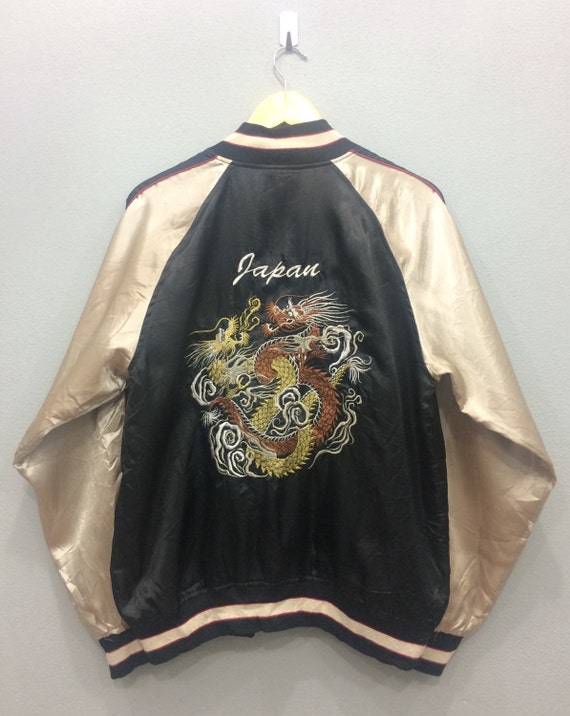 Vintage Sukajan Souvenir Jacket Dragon Roar Japane