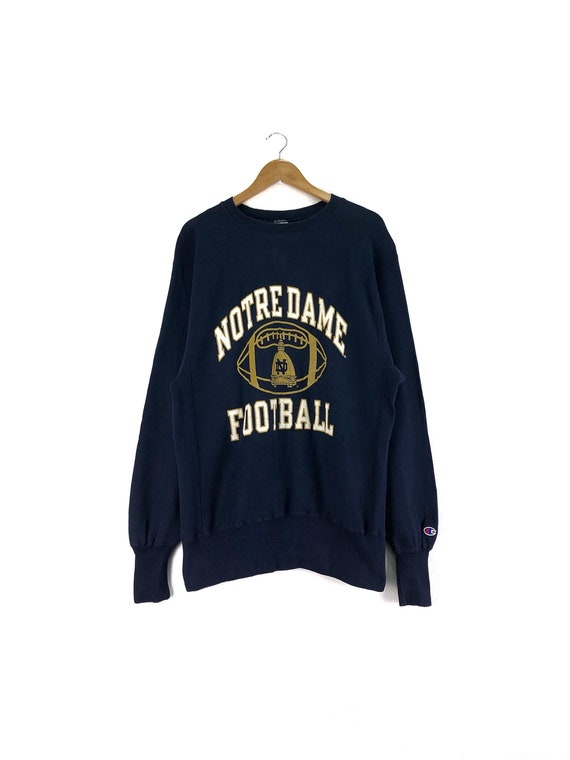 notre dame champion reverse weave sweatshirt