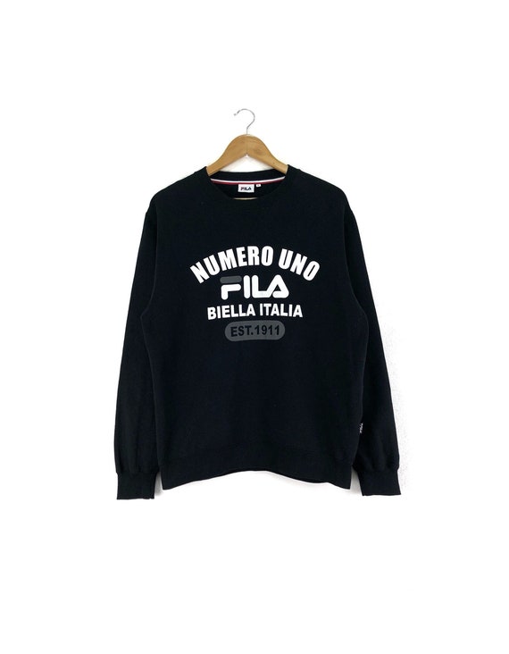 black fila jumper