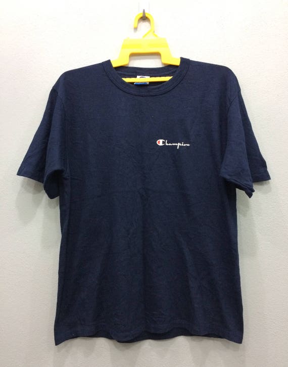 navy champion t shirt