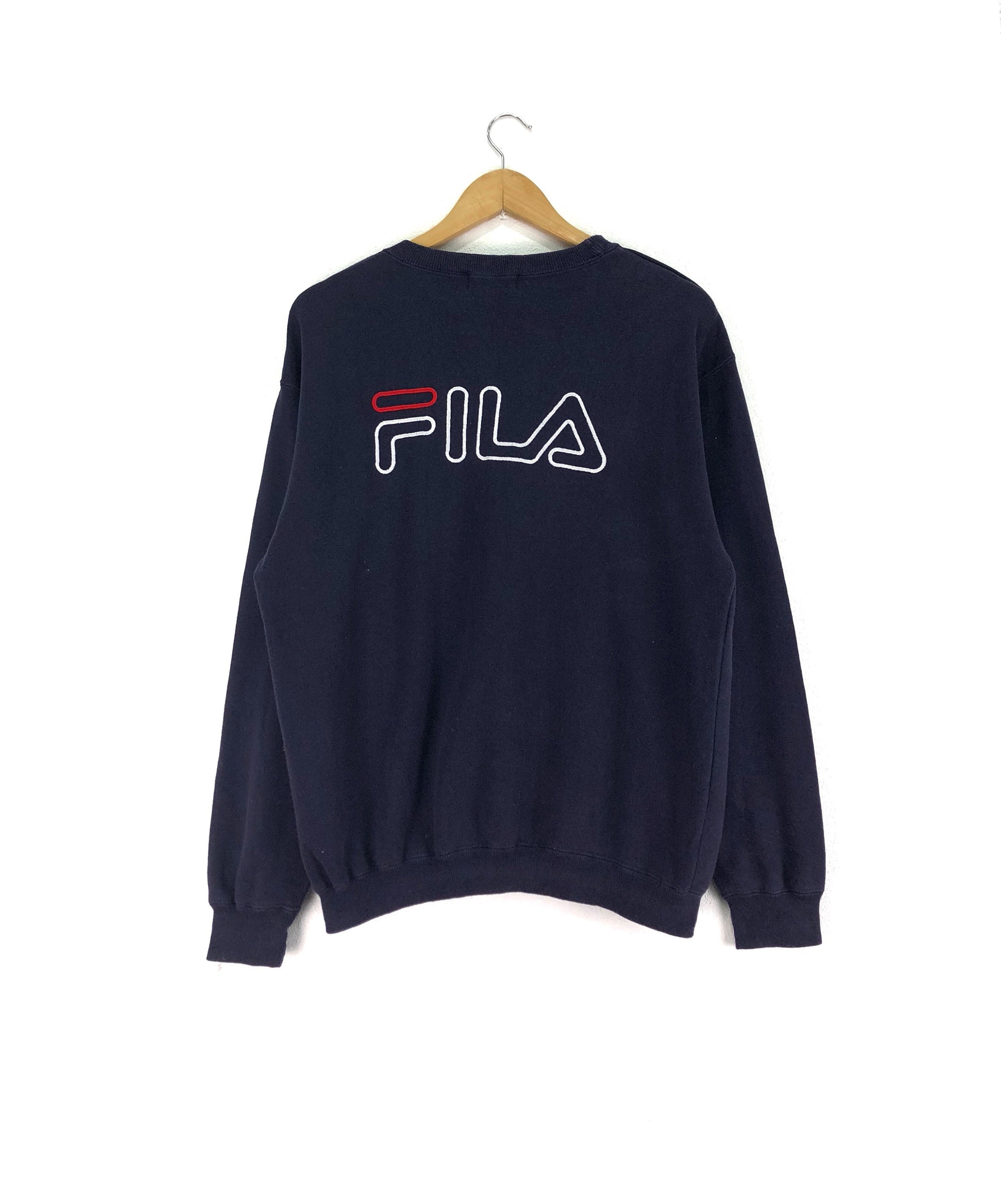 FILA Sweatshirt Jumper Spell Out Big | Etsy