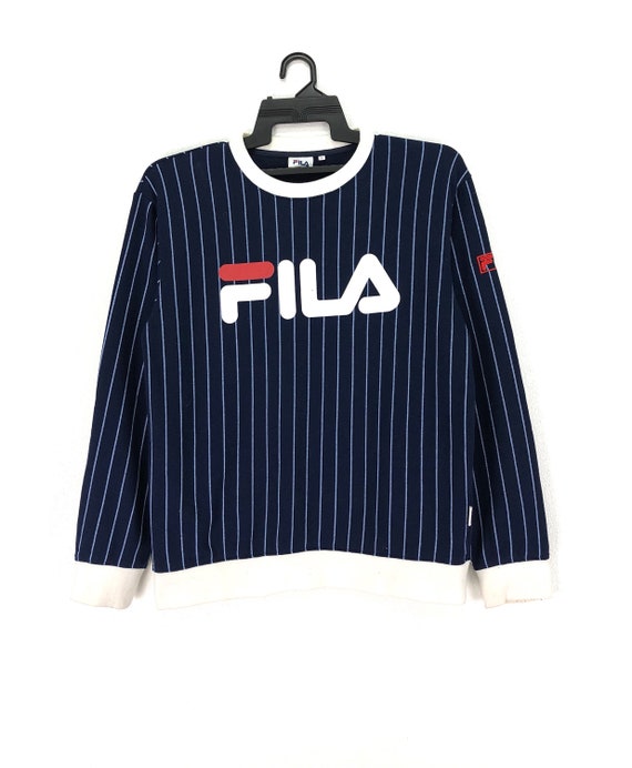 fila striped sweatshirt