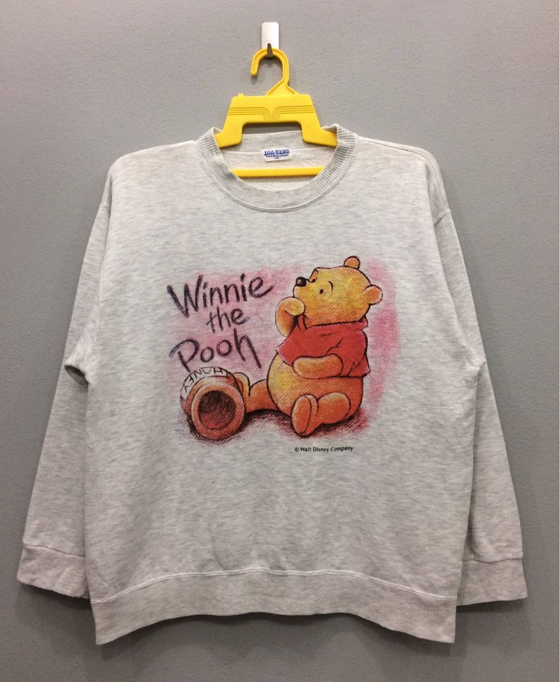 Vintage Winnie the Pooh Sweatshirt Jumper Walt Disney Company Etsy UK