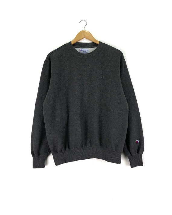 champion dark grey sweatshirt