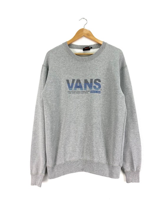 grey vans jumper
