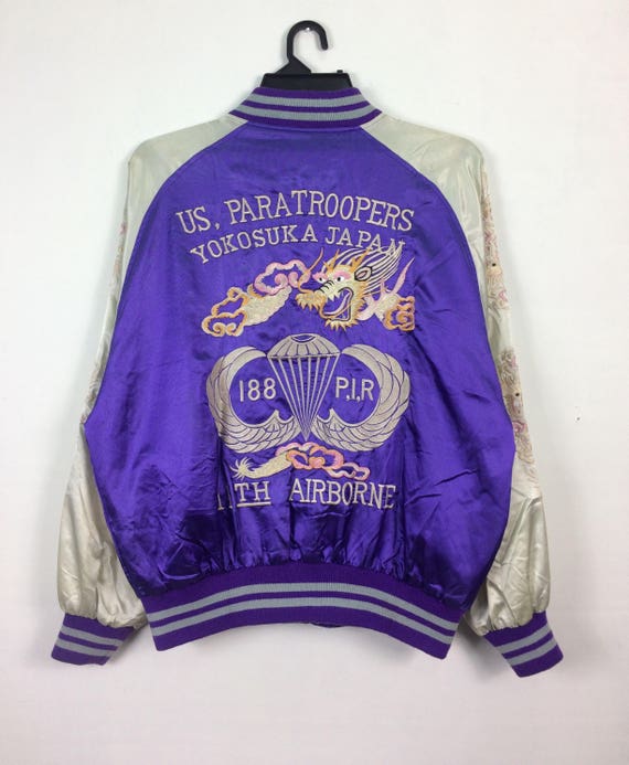 Sukajan U S Paratroopers Yokosuka Japan 11th Airbone Jacket Etsy