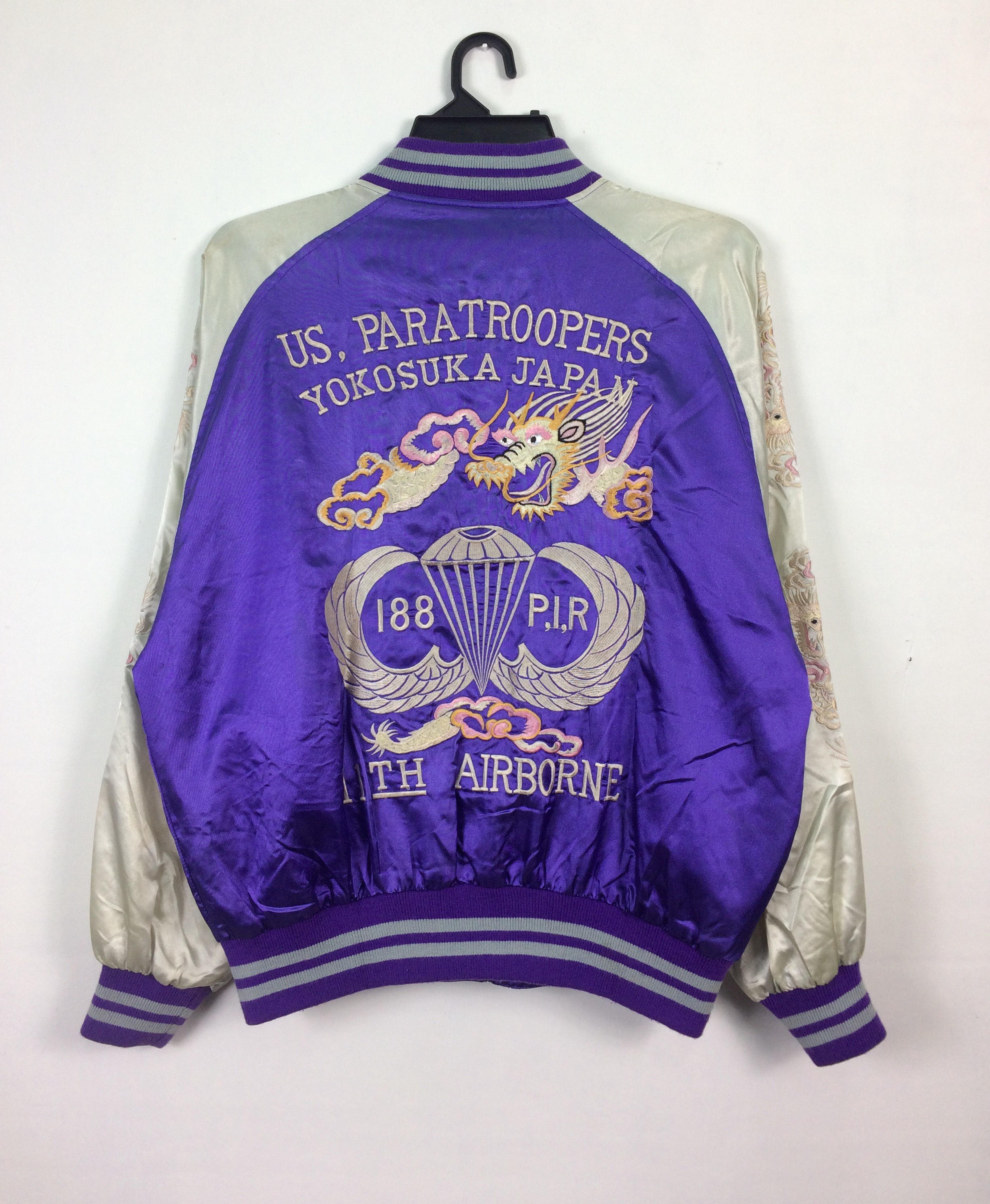 Sukajan U S Paratroopers Yokosuka Japan 11th Airbone Jacket Etsy Sukajan U S Paratroopers Yokosuka Japan 11th Airbone Jacket Etsy