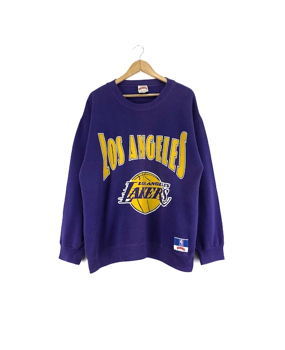 lakers crew neck sweatshirt