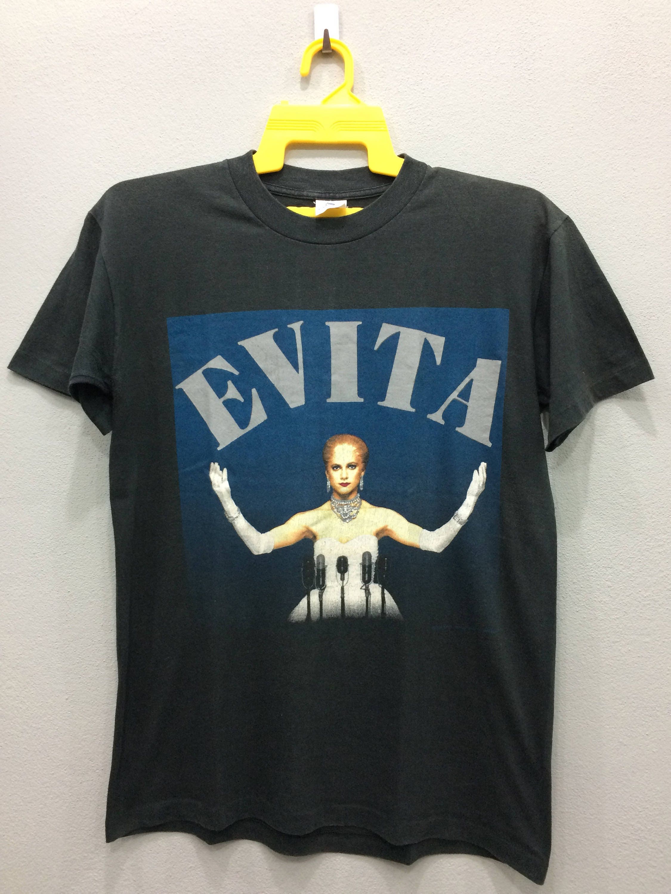 80 s EVITA Musical Florence Lacey par Andrew Lloyd et Tim Rice T-shirt 50/50 polyester coton toy Boy de Madonna 80 s EVITA Musical Florence Lacey par Andrew Lloyd Lloyd Andrew et Tim Rice T-shirt 50/50 polyester coton toy Boy de Madonna 47f230