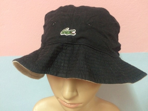 lacoste reversible bucket hat