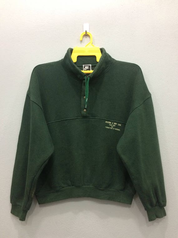 nike jumper green